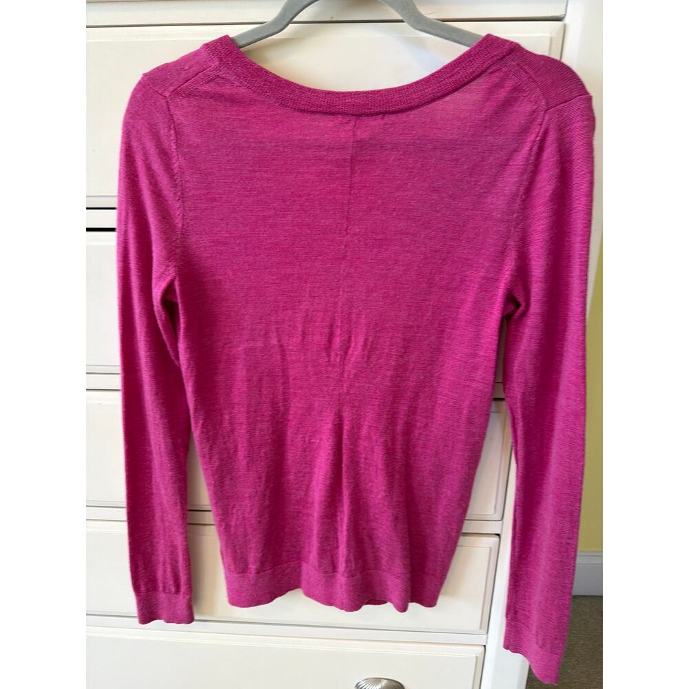 Gap Ultrasolft Wool V-Neck Sweater Women's Size Medium Old Money Luxury Twee - Picture 3 of 6